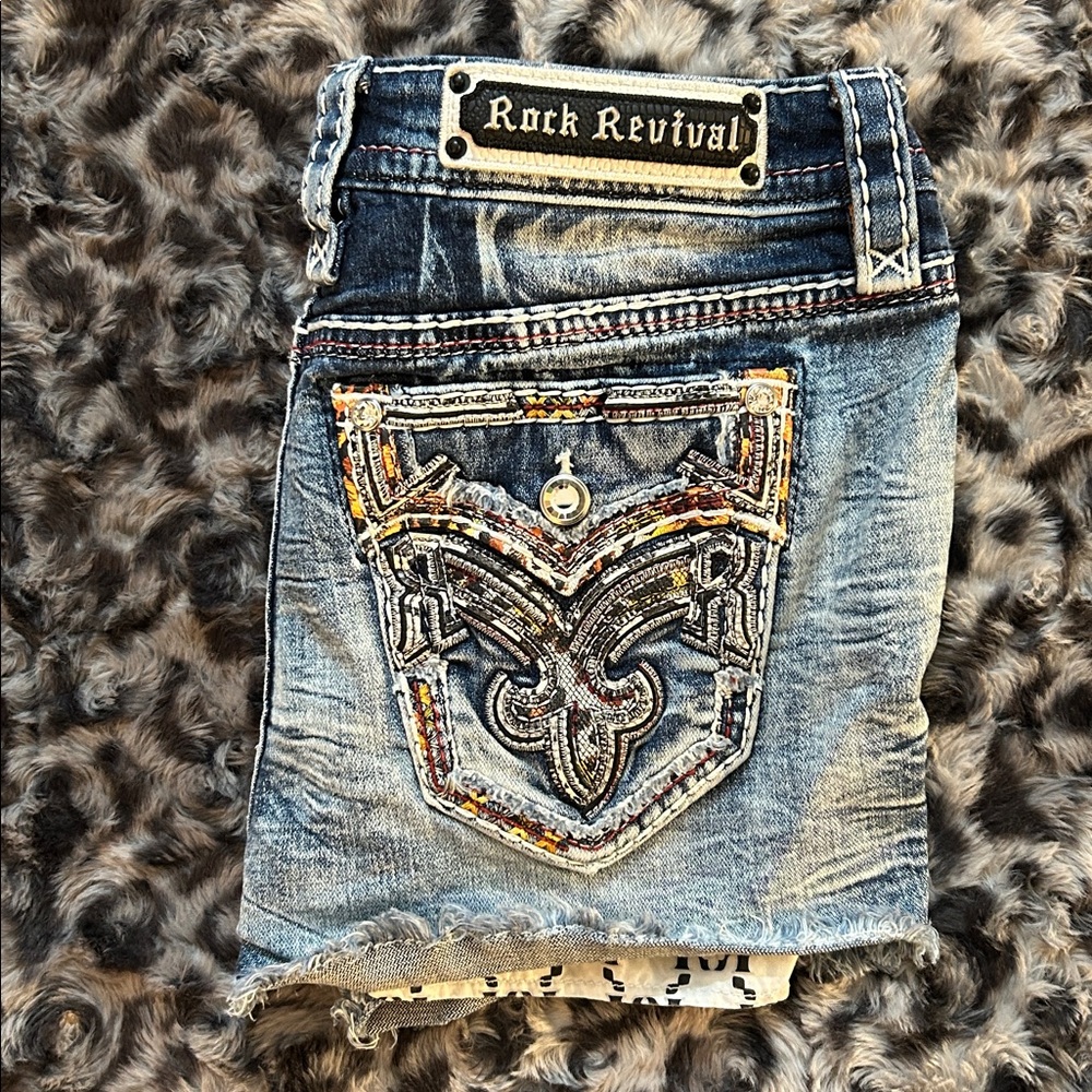 Rock Revival Jean shorts tag size 30 - Picture 3 of 16